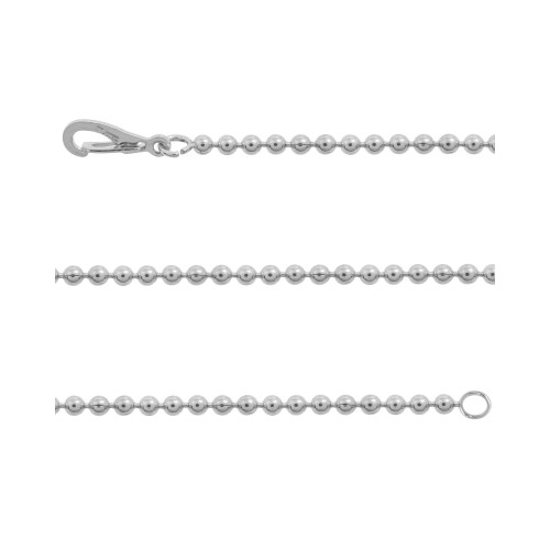 Corrente Aço Bola Bola 2.50mm 50cm