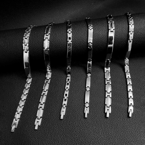 Pulseira de Aço Wind com Cruz 7mm 21cm