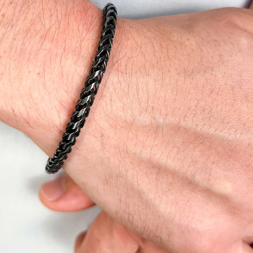 Pulseira de Aço Groumet 5.0mm 21cm