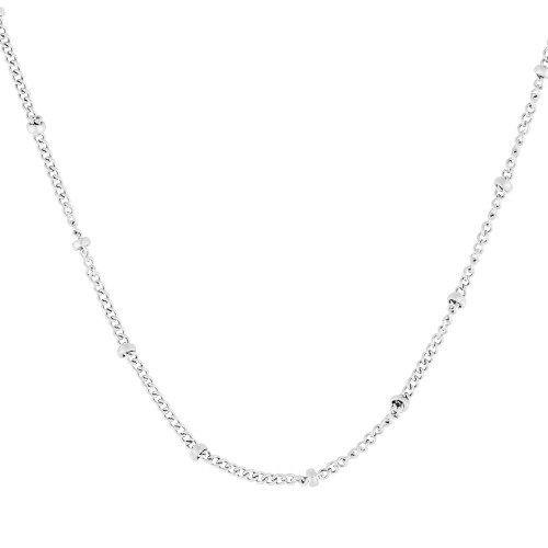 Colar de Aço Ayla Groumet Bolinhas 1.4mmm 45cm