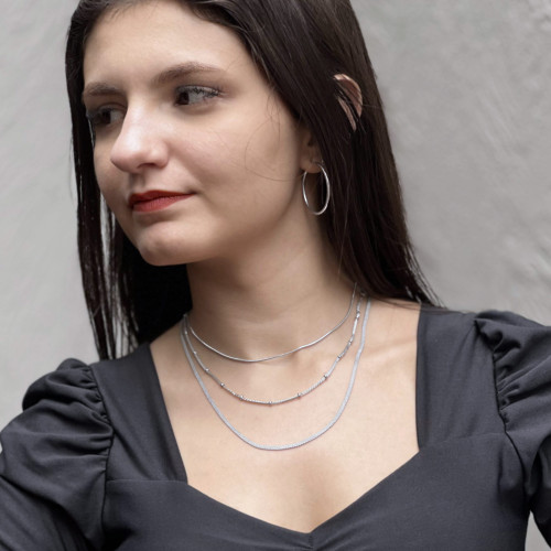 Colar de Aço Serena 2.90mm 45cm