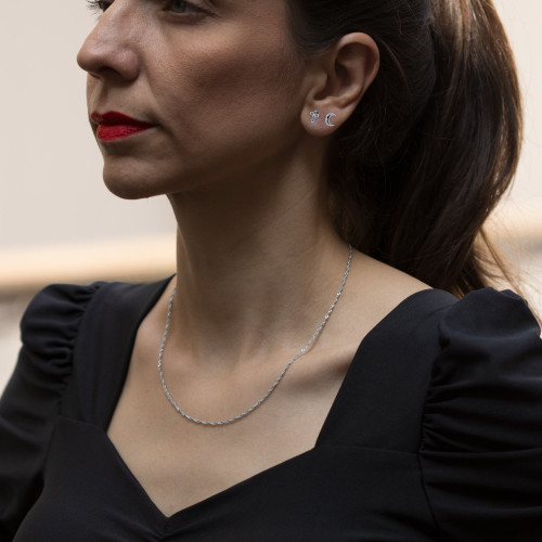 Corrente de Aço Singapura 3mm 45cm