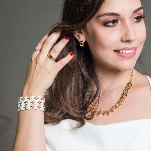 Corrente Aço Elos Ovais IPG e Cerâmica 11mm 50cm