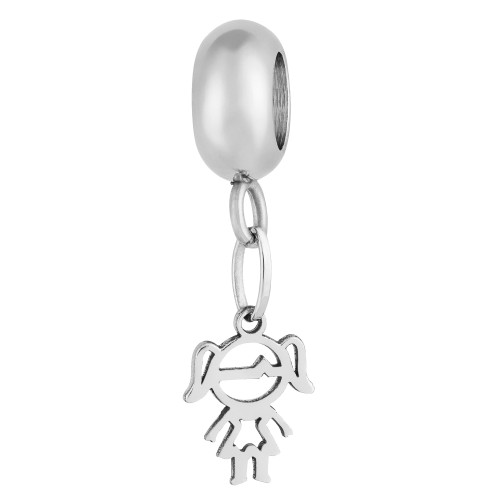 Pingente Aço Steel Dreams Menina