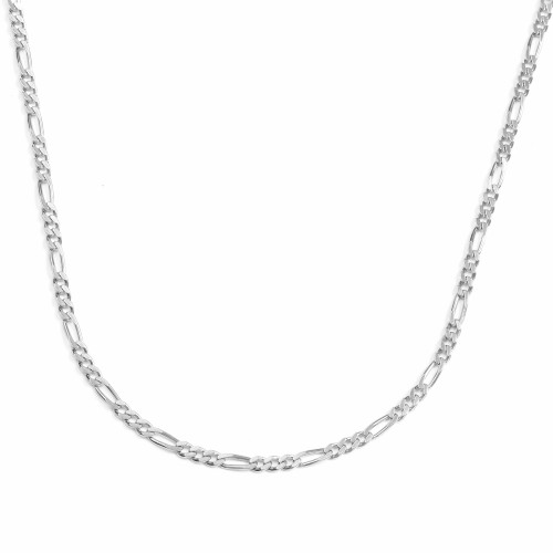 Corrente de Prata 3x1 2.30mm 60cm
