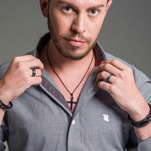 Anel de Aço Troya Dupla 8mm U.IPO