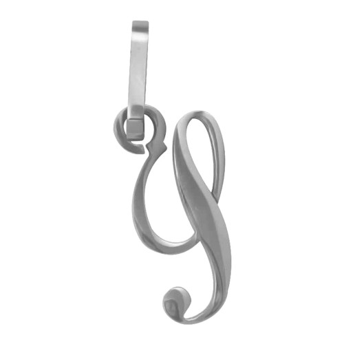 Pingente Aço Letra P (Estilo French)