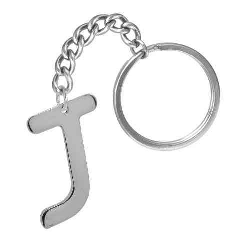 Chaveiro de Aço Letra J