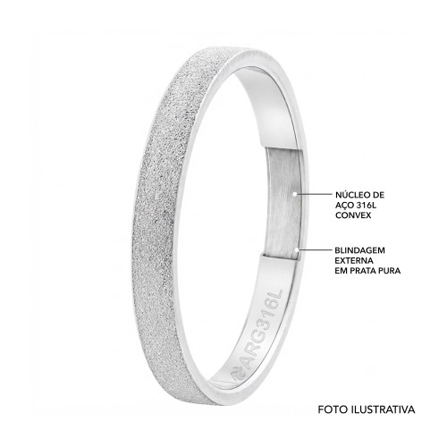 Aliança de Prata Argentum Slim Bright 2.95mm