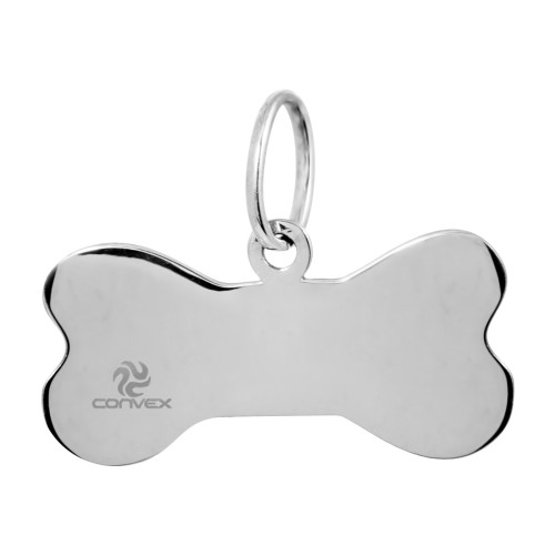 Pingente Aço Osso 30x15mm