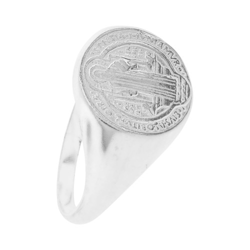 Anel de Prata São Bento