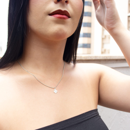 Colar de Aço Sorte 45cm