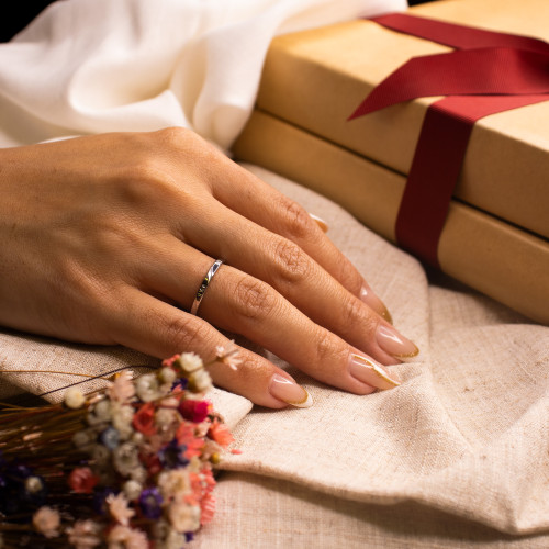 Aliança de Namoro Slim Flash 1.90mm