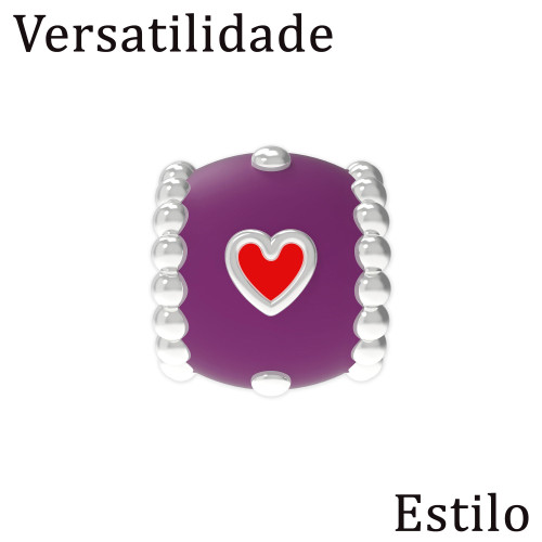 Berloque de Prata La Catrina Margo Separador com Resina