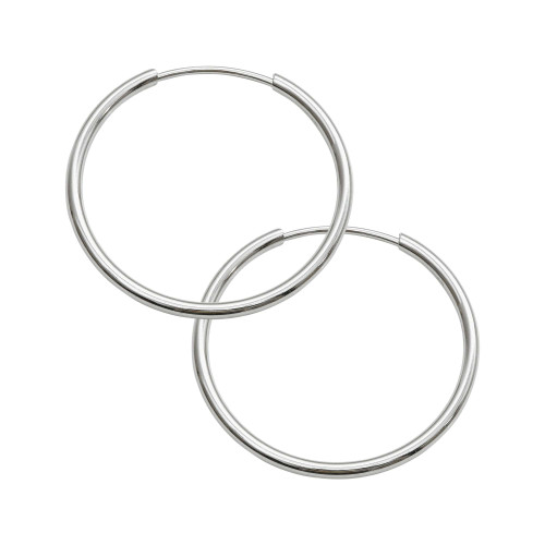 Brinco Aço Argola Circulo 50x2mm