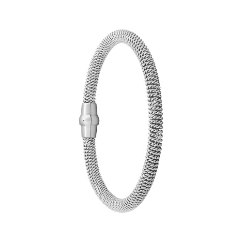 Pulseira Aço Sping com Elos Torcidos 5mm 21cm