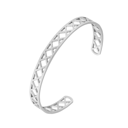 Bracelete de Aço Coleção Atena Grécia 8mm