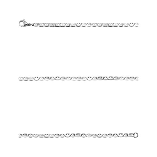 Pulseira Aço Piastrini 3mm 21cm