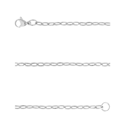 Corrente Aço Cartier 2.60mm 50cm