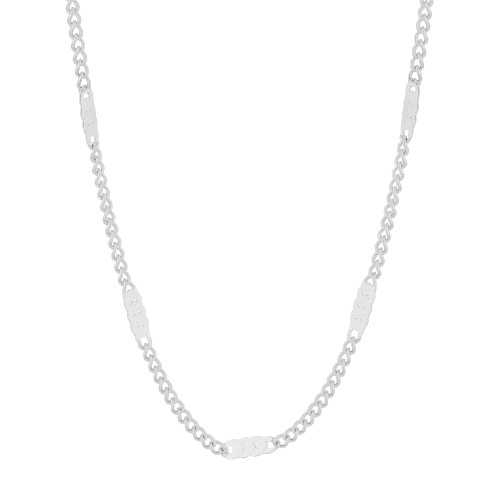 Colar de Aço Veneza Groumet 1.0mm 45cm