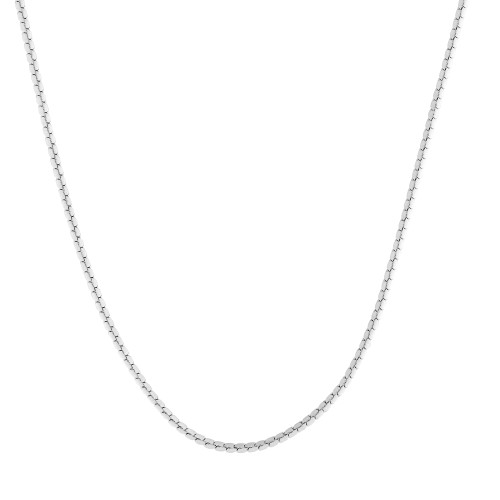 Corrente de Aço Rabo de Rato Achatada 1.60mm 45cm