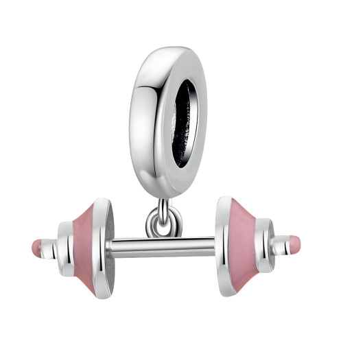 Berloque de Aço Steel Dreams Musculação 15x5mm