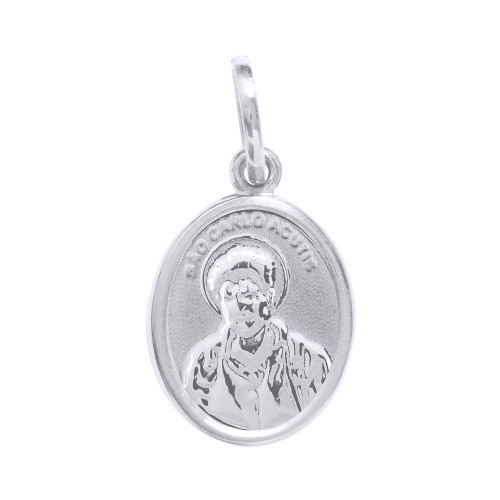 Pingente de Aço São Carlo Acutis Oval 15x12mm