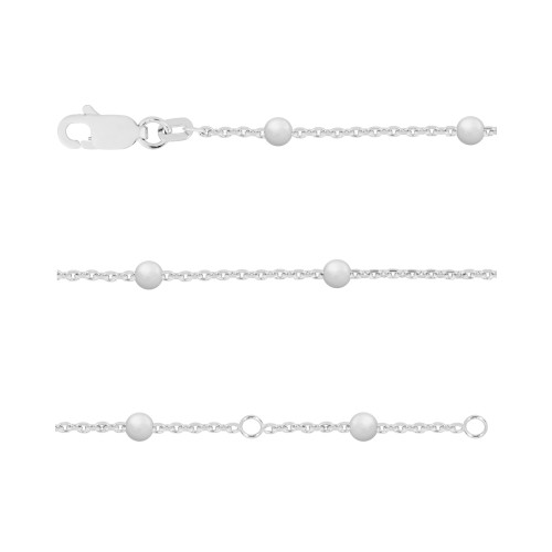 Colar Prata ORB Cartier com Bola 3mm