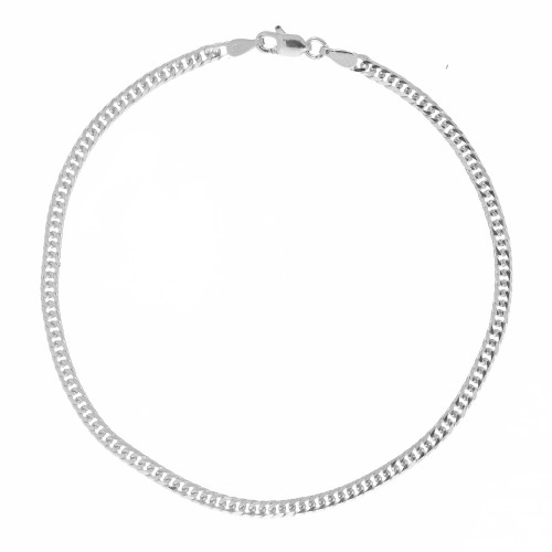 Pulseira de Prata Groumet 2.7mm 21cm