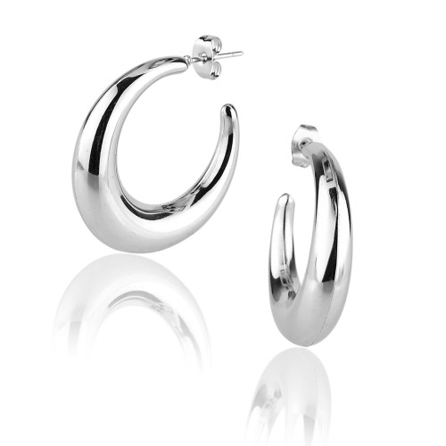 Brinco de Aço Argola Energia 28x5mm