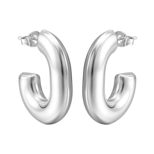 Brinco de Aço Argola Ousadia 28mm