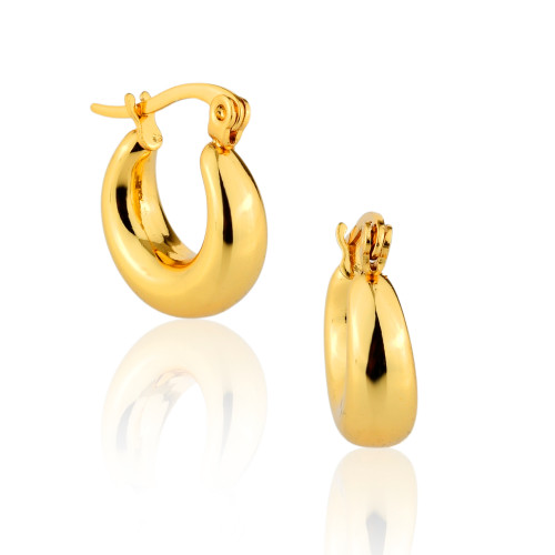 Brinco de Aço Argola Liberdade 15mm IPG