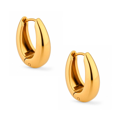Brinco de Aço Argola Luxo IPG 23mm