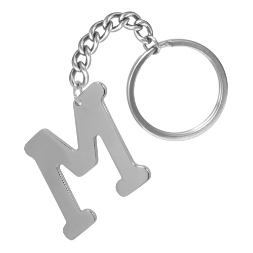 Chaveiro de Aço Letra M