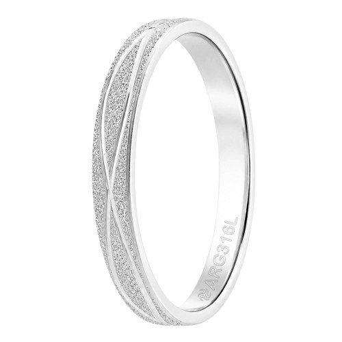 Aliança de Prata Argentum Glow Slim 2.95mm