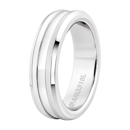Aliança de Prata Argentum Zeus 6.35mm