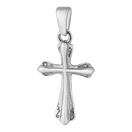 Pingente Cruz Aço 22.6x13.6mm-1