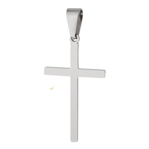 Cruz de Aço Calvário Polida 39x22,5mm-1