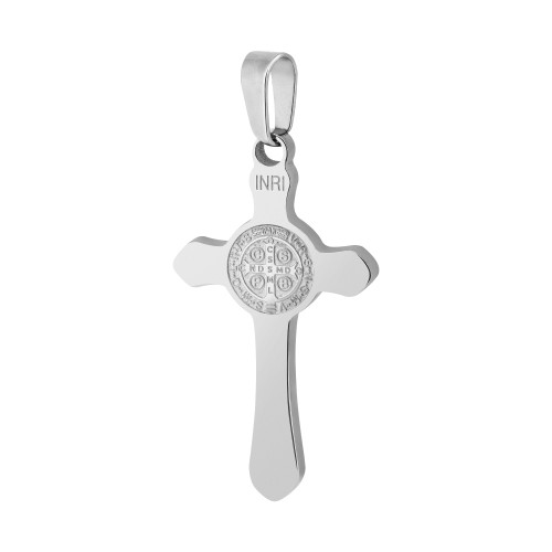 Cruz de Aço São Bento 34x20mm