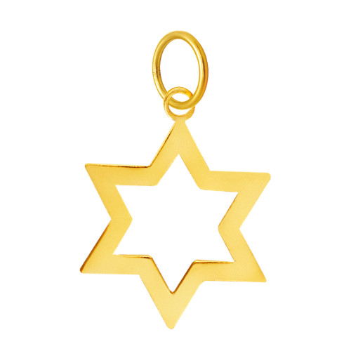 Pingente de Aço Gold IPG Estrelinha 11x11mm