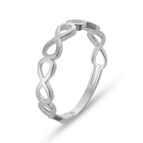 Anel de Prata Infinito