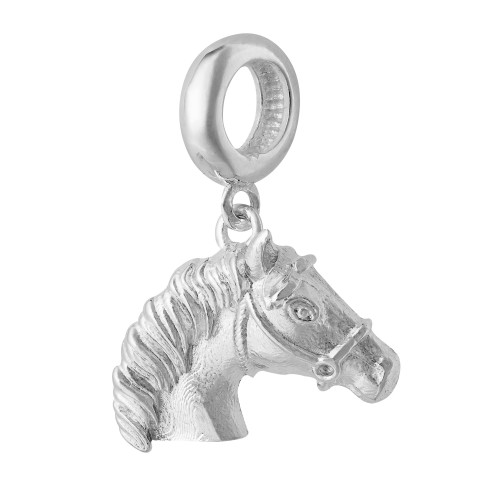 Berloque de Prata Cavalo Coleção Agro 10x12mm