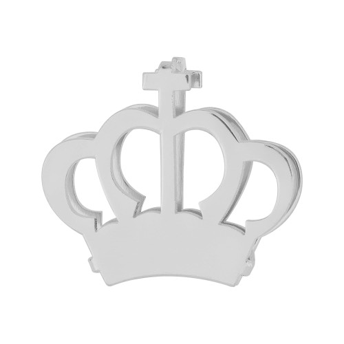 Pingente Aço Hit Coroa Vazada 11.5mm