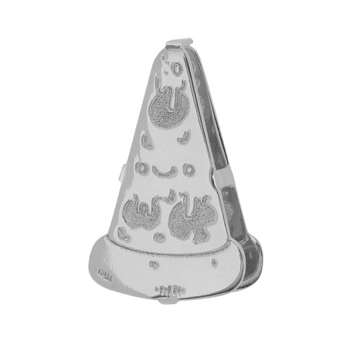 Pingente Aço Hit Pizza 16.5mm