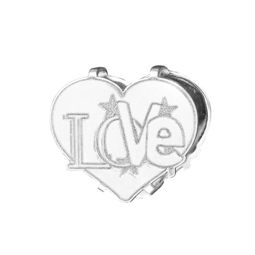 Pingente Aço Hit Coracao Love 16.5mm