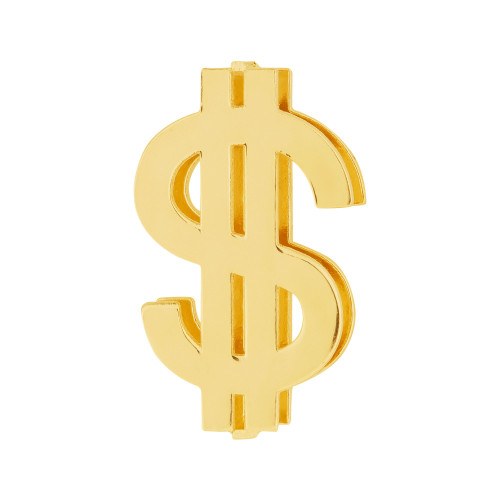 Pingente Aço Hit Cifrão 16.5mm Gold IPG