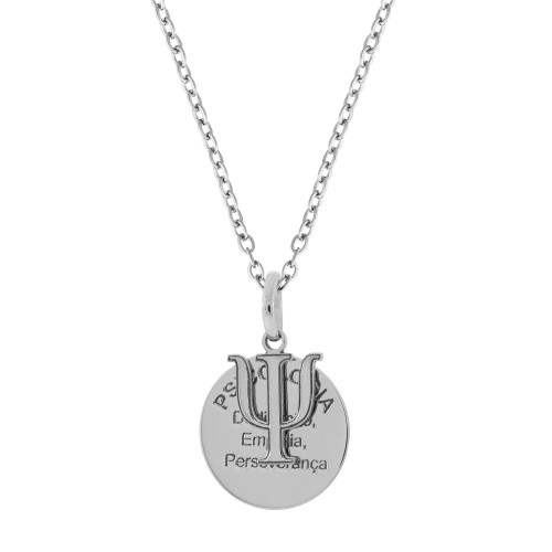 Colar de Aço da Profissão Psicologia  50cm