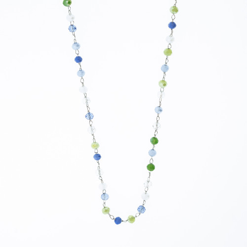 Colar de Aço Blue Summer 45cm