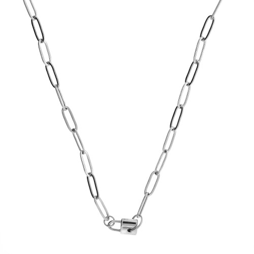 Colar de Aço Autêntico 41 a 46cm