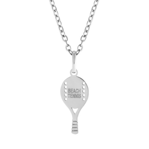 Colar de Aço Beach Tennis 25x11mm 60cm